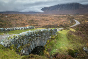 An old stone bridge on the route of the West Highland Way
