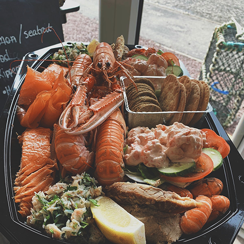 Fishermans kitchen kyle fresh fish wedding platter2 1